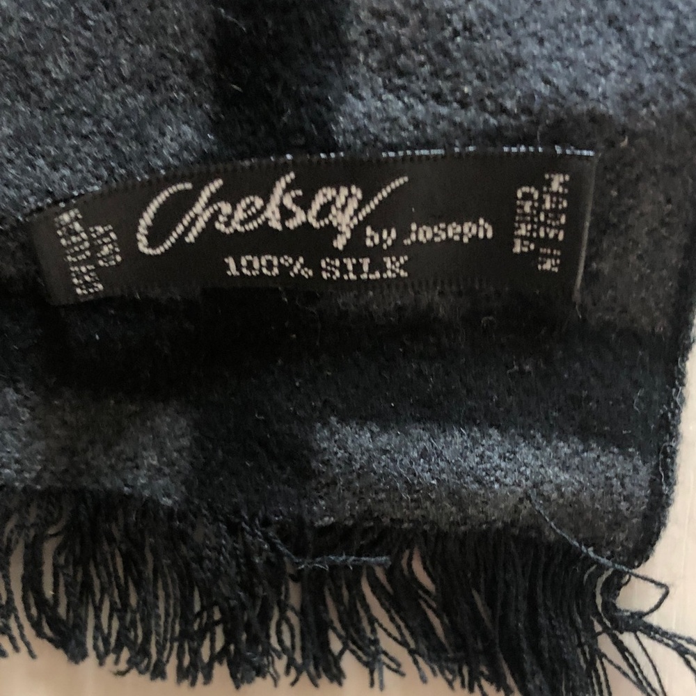 Chelsea by Joseph Black Silk Scarf